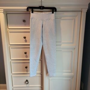 CM Textured Leggings Black and White Size XS